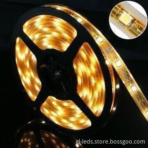 Flexible RGB LED Strip Light with 12 or 24V DC Voltage and 120 Degrees Wide Angle Illumination